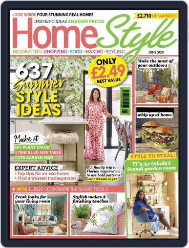 HomeStyle United Kingdom June 1st, 2021 Digital Back Issue Cover