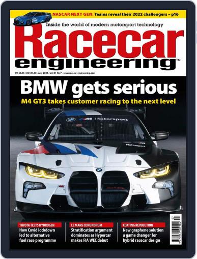 Racecar Engineering (Digital) July 1st, 2021 Issue Cover