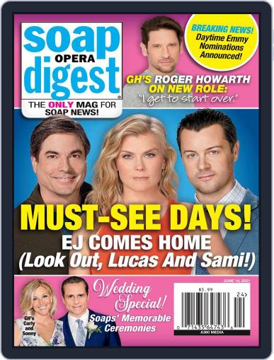 Soap Opera Digest June 14th, 2021 Digital Back Issue Cover
