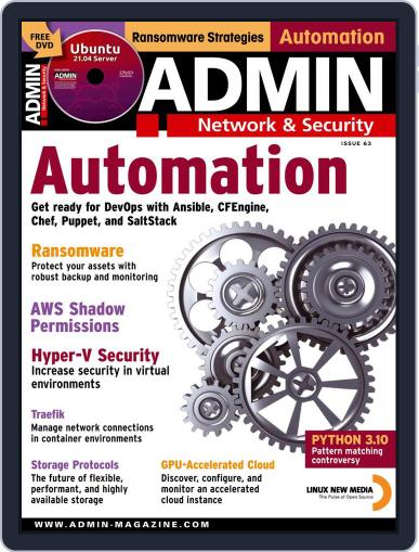 ADMIN Network & Security May 1st, 2021 Digital Back Issue Cover