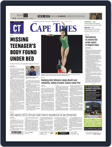 Cape Times June 7th, 2021 Digital Back Issue Cover