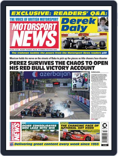 Motorsport News June 10th, 2021 Digital Back Issue Cover