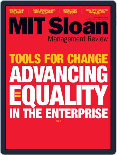 MIT Sloan Management Review June 3rd, 2021 Digital Back Issue Cover
