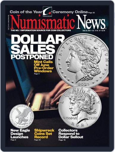 Numismatic News June 22nd, 2021 Digital Back Issue Cover