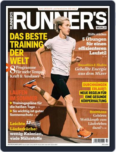 Runner’s World Deutschland July 1st, 2021 Digital Back Issue Cover