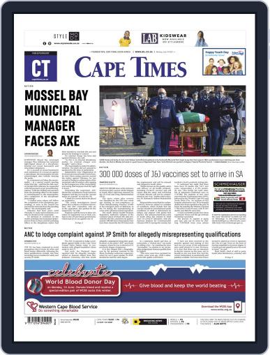 Cape Times June 14th, 2021 Digital Back Issue Cover