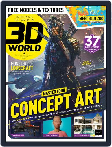 3D World August 1st, 2021 Digital Back Issue Cover