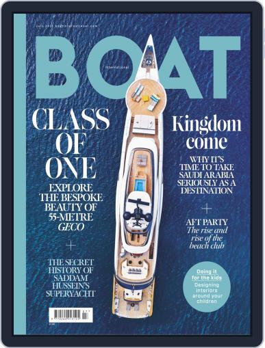 Boat International July 1st, 2021 Digital Back Issue Cover