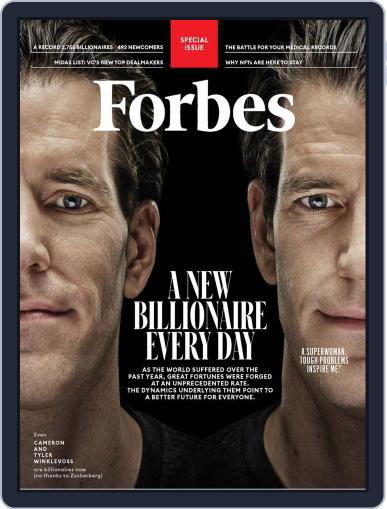 Forbes April 1st, 2021 Digital Back Issue Cover