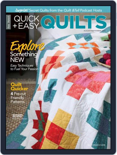Quick+Easy Quilts August 1st, 2021 Digital Back Issue Cover
