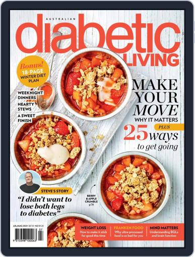 Diabetic Living Australia July 1st, 2021 Digital Back Issue Cover
