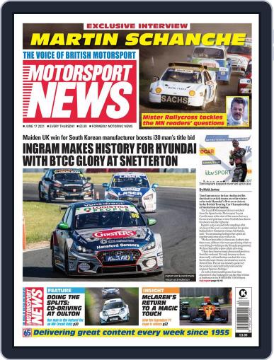 Motorsport News June 17th, 2021 Digital Back Issue Cover