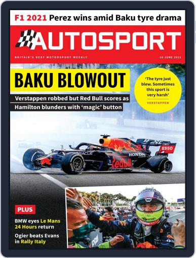 Autosport June 10th, 2021 Digital Back Issue Cover