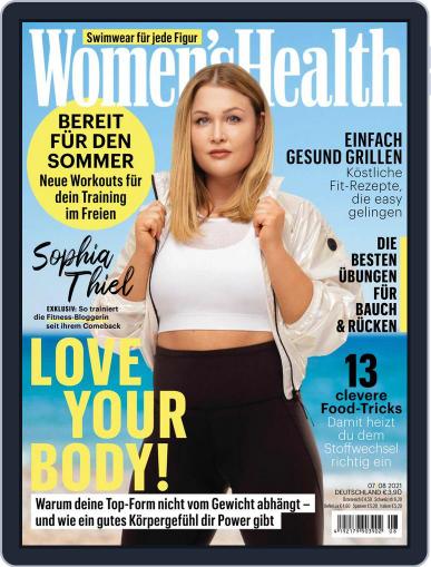 Women’s Health Deutschland August 1st, 2021 Digital Back Issue Cover