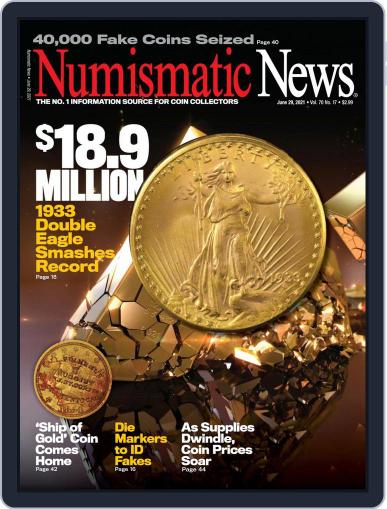 Numismatic News June 29th, 2021 Digital Back Issue Cover