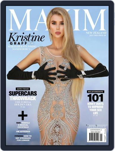 MAXIM New Zealand July 1st, 2021 Digital Back Issue Cover