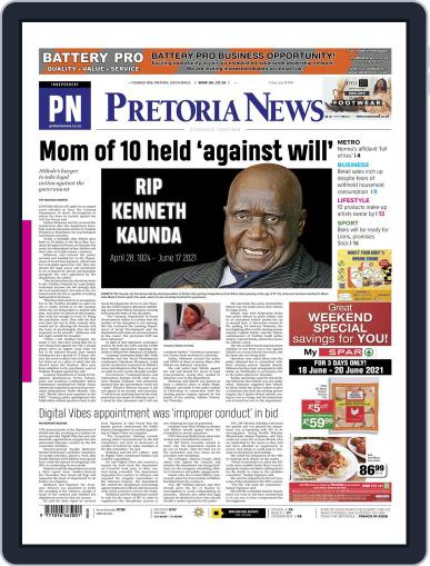 Pretoria News June 18th, 2021 Digital Back Issue Cover