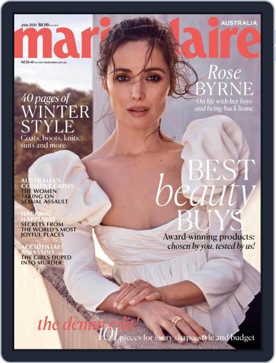 Marie Claire Australia July 1st, 2021 Digital Back Issue Cover