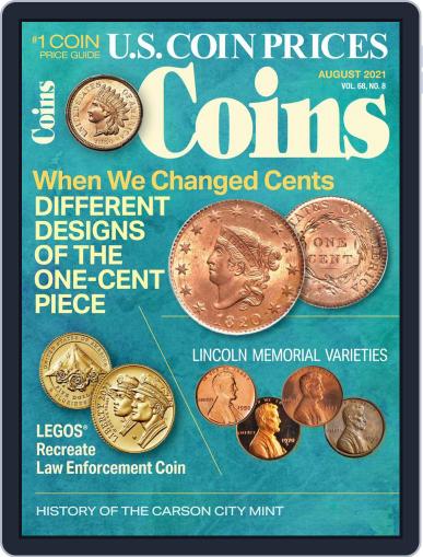 Coins August 1st, 2021 Digital Back Issue Cover