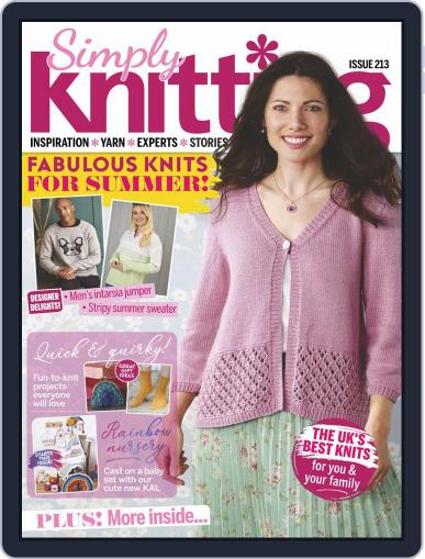 Simply Knitting August 1st, 2021 Digital Back Issue Cover