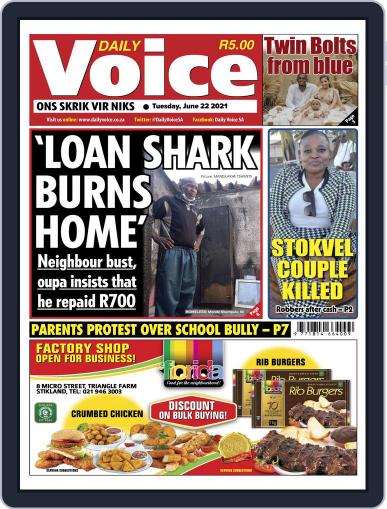 Daily Voice June 22nd, 2021 Digital Back Issue Cover