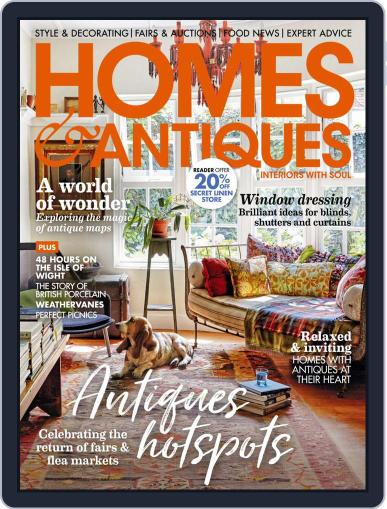 Homes & Antiques July 1st, 2021 Digital Back Issue Cover
