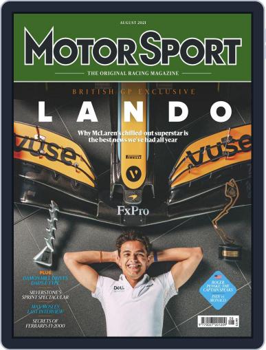 Motor sport August 1st, 2021 Digital Back Issue Cover