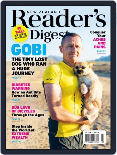 Reader’s Digest New Zealand July 1st, 2021 Digital Back Issue Cover
