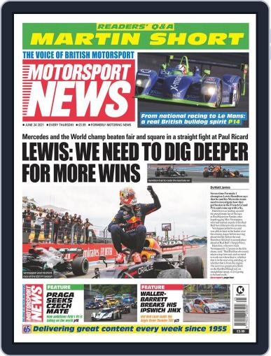 Motorsport News June 24th, 2021 Digital Back Issue Cover