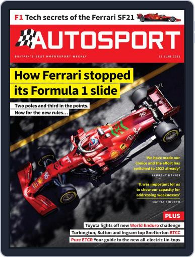 Autosport June 17th, 2021 Digital Back Issue Cover