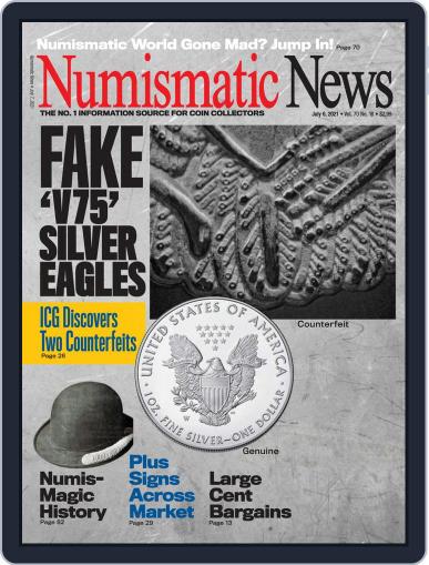 Numismatic News July 6th, 2021 Digital Back Issue Cover