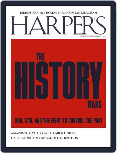 Harper's July 1st, 2021 Digital Back Issue Cover