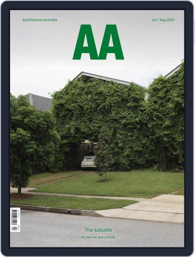 Architecture Australia July 1st, 2021 Digital Back Issue Cover