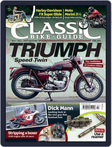 Classic Bike Guide July 1st, 2021 Digital Back Issue Cover