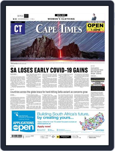 Cape Times June 28th, 2021 Digital Back Issue Cover