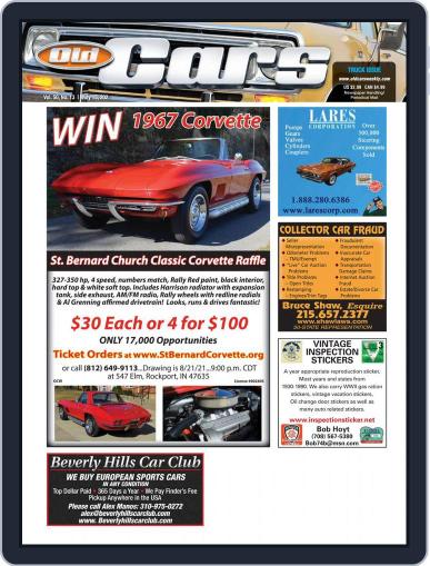 Old Cars Weekly July 15th, 2021 Digital Back Issue Cover
