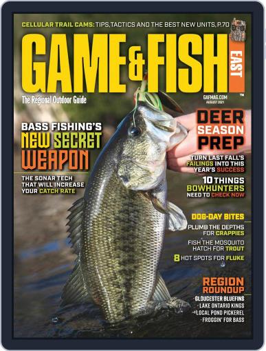Game & Fish East August 1st, 2021 Digital Back Issue Cover