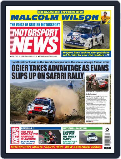 Motorsport News July 1st, 2021 Digital Back Issue Cover