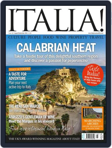 Italia August 1st, 2021 Digital Back Issue Cover