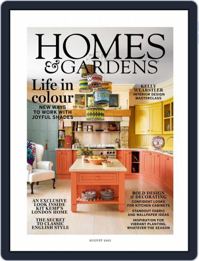 Homes & Gardens August 1st, 2021 Digital Back Issue Cover