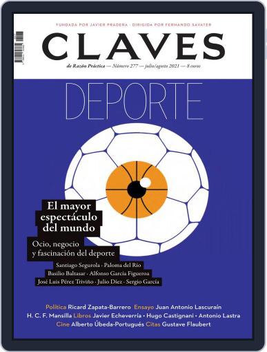 Claves De La Razón Práctica July 1st, 2021 Digital Back Issue Cover