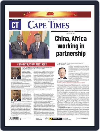 Cape Times July 1st, 2021 Digital Back Issue Cover
