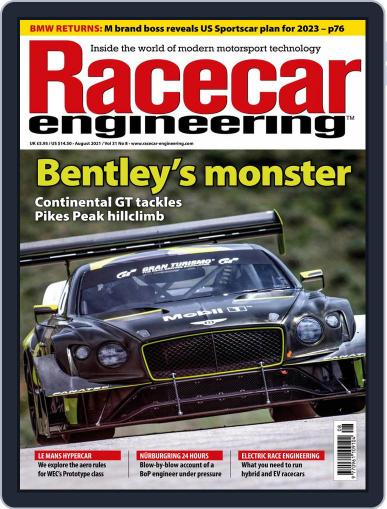 Racecar Engineering (Digital) August 1st, 2021 Issue Cover