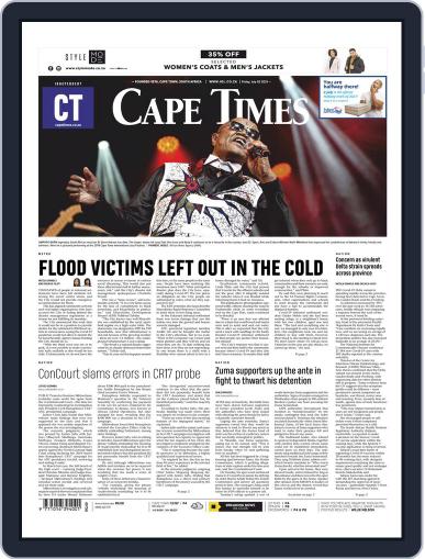 Cape Times July 2nd, 2021 Digital Back Issue Cover
