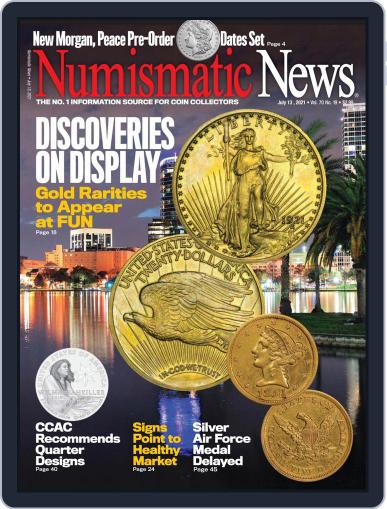 Numismatic News July 13th, 2021 Digital Back Issue Cover
