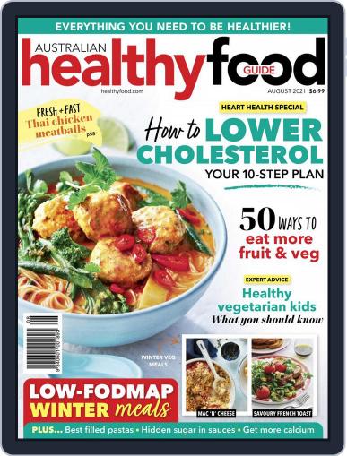 Healthy Food Guide August 1st, 2021 Digital Back Issue Cover