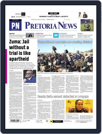 Pretoria News July 5th, 2021 Digital Back Issue Cover