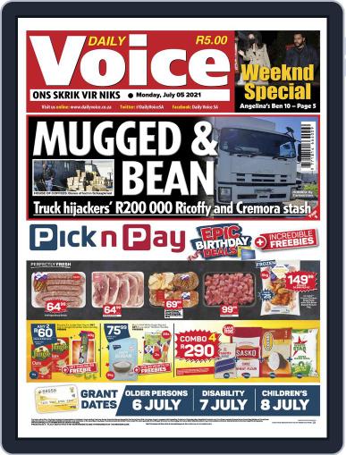 Daily Voice July 5th, 2021 Digital Back Issue Cover