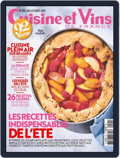 Cuisine Et Vins De France July 1st, 2021 Digital Back Issue Cover