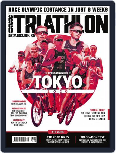220 Triathlon August 1st, 2021 Digital Back Issue Cover